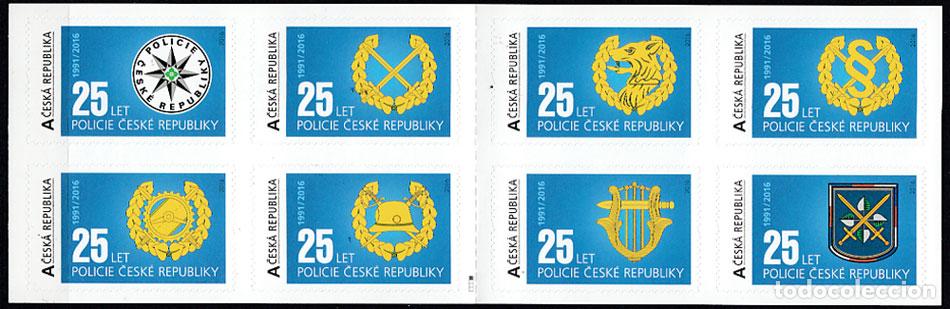 Sellos: Chequia - Correo 2016 Yvert Carnet policia ** Mnh