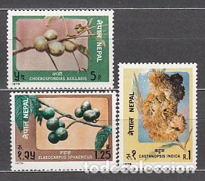 Briefmarken: Nepal - Correo Yvert 339/41 ** Mnh Frutos