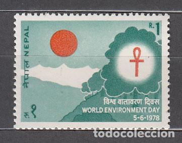 Sellos: Nepal - Correo Yvert 332 ** Mnh