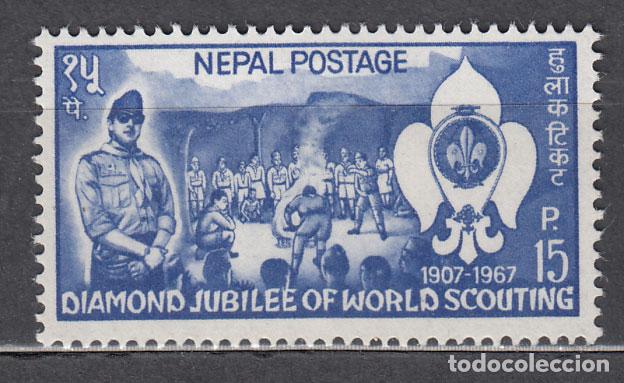 Sellos: Nepal - Correo Yvert 196 * Mh Scoutismo