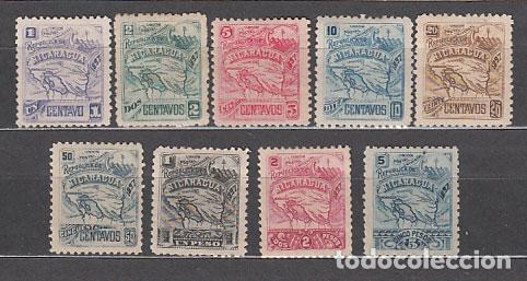 Sellos: Nicaragua - Correo 1897 Yvert 90/8 */(*) Mh/Mng