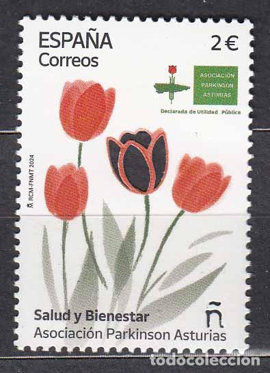 Sellos: Espa&ntilde;a II Centenario Correo 2024 Edifil 5769 ** Mnh Parkinson Asturias