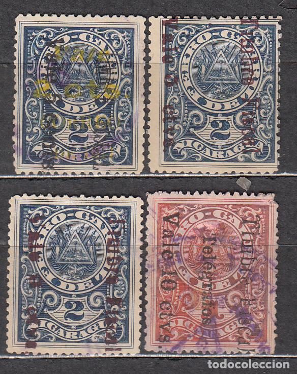 Sellos: Nicaragua - Correo 1911 Yvert 284/87 usado