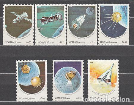 Sellos: Nicaragua - Correo 1984 Yvert 1330/3 + A 1059/61 ** Mnh Astro