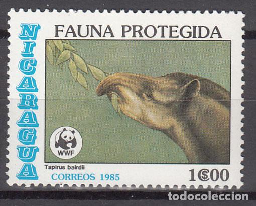 Sellos: Nicaragua - Correo 1985 Yvert 1385 ** Mnh Fauna