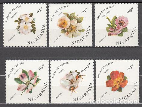 Sellos: Nicaragua - Correo 1986 Yvert 1404/6 + A 1131/3 ** Mnh