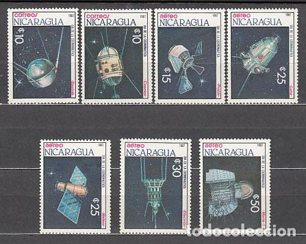 Sellos: Nicaragua - Correo 1987 Yvert 1461/2 + A 1180/4 ** Mnh