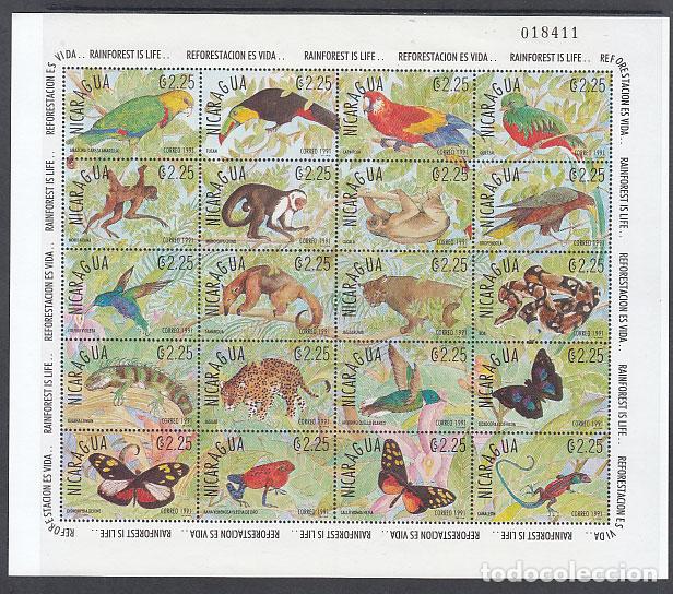Sellos: Nicaragua - Correo 1991 Yvert 1604/23 ** Mnh