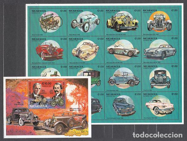 Sellos: Nicaragua - Correo 1994 Yvert 1793/808 + H 224 ** Mnh