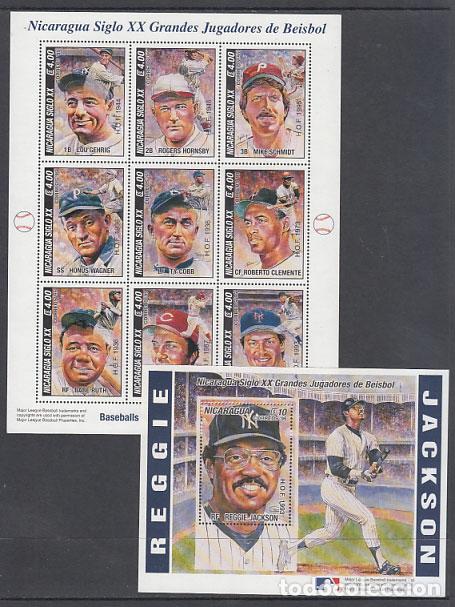 Sellos: Nicaragua - Correo 1995 Yvert 2141B/K + H 262A ** Mnh