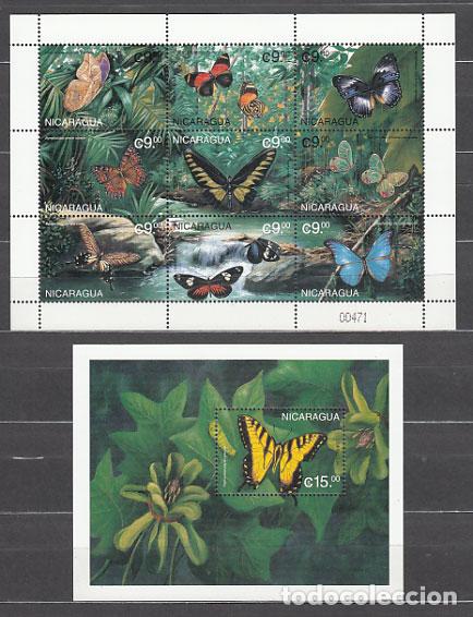 Sellos: Nicaragua - Correo 1998 Yvert 2308/16 + H 280 ** Mnh