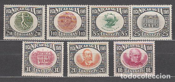 Sellos: Nicaragua - Aereo Yvert 280/6 * Mh UPU