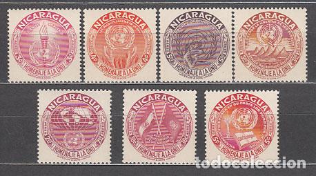 Sellos: Nicaragua - Aereo Yvert 310/6 * Mh ONU