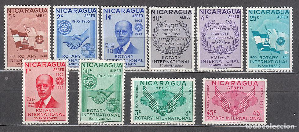 Sellos: Nicaragua - Aereo Yvert 324/33 ** Mnh