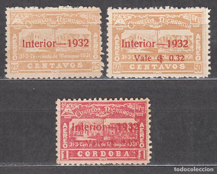 Sellos: Nicaragua Aereo Yvert 39/41 (*) Mng