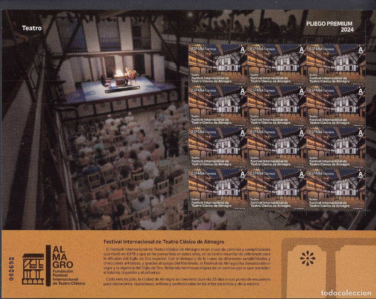 Sellos: Espa&ntilde;a II Centenario Correo 2024 Edifil 5763 ( PREMIUM 155 )** Mnh Festival Int