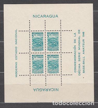 Sellos: Nicaragua - Hojas Yvert 63 ** Mnh
