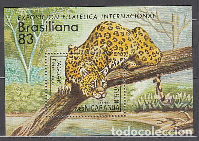 Sellos: Nicaragua - Hojas Yvert 160 ** Mnh Fauna