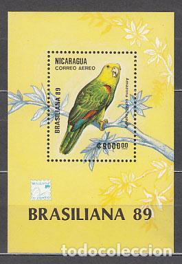Sellos: Nicaragua - Hojas Yvert 190 ** Mnh Fauna aves