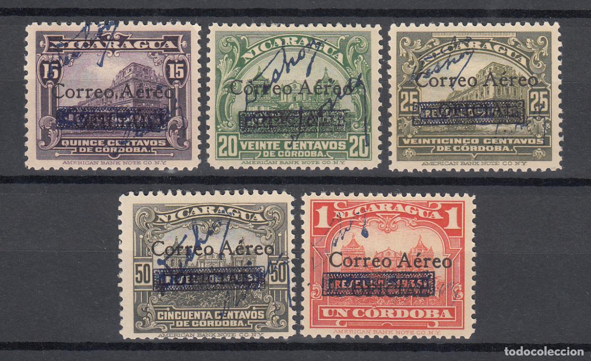 Sellos: Nicaragua - Servicio aereo Yvert 14/8B * Mh