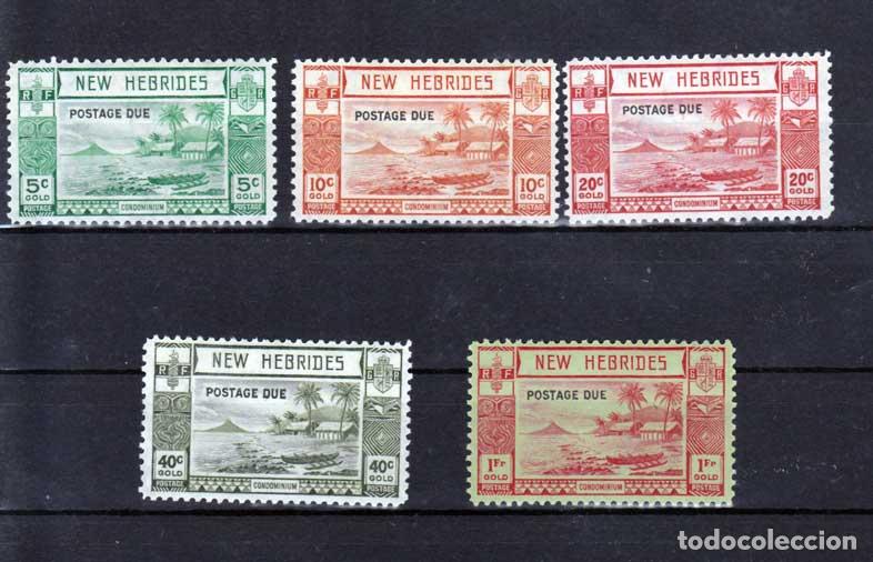 Stamps: Nuevas Hebridas - Tasa Yvert 16/20 * Mh