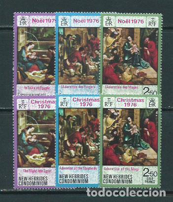 Stamps: Nuevas Hebridas - Correo Yvert 438/43 ** Mnh