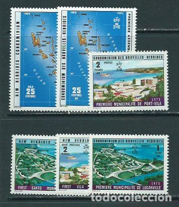 Stamps: Nuevas Hebridas - Correo Yvert 432/7 ** Mnh