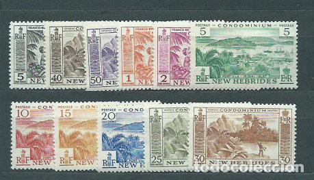 Selos: Nuevas Hebridas - Correo Yvert 175/85 * Mh