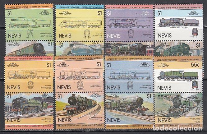 Selos: Nevis - Correo Yvert 131/46 ** Mnh Trenes