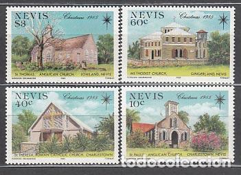 Selos: Nevis - Correo Yvert 349/52 ** Mnh Navidad
