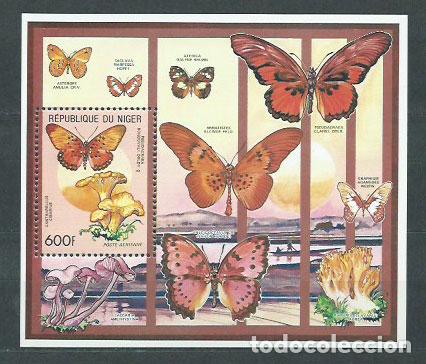 Briefmarken: Niger - Hojas Yvert 57 ** Mnh Fauna mariposas