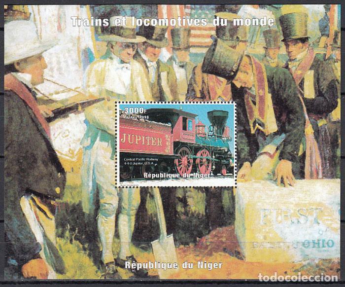 Briefmarken: Niger - Hojas Yvert 105 ** Mnh Trenes