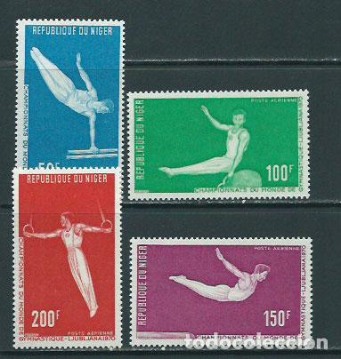 Briefmarken: Niger - Aereo Yvert 137/40 ** Mnh Deportes