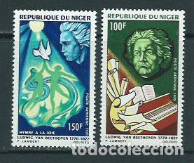 Briefmarken: Niger - Aereo Yvert 143/4 ** Mnh M&uacute;sica