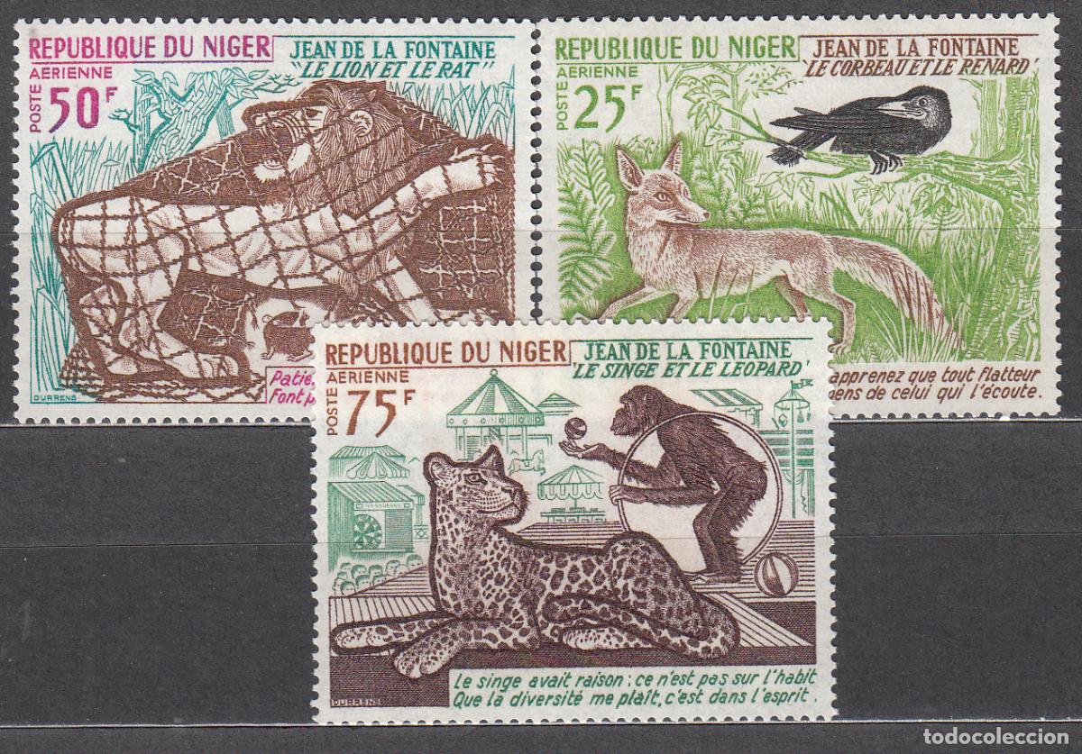 Briefmarken: Niger Aereo Yvert 196/98 ** Mnh Fauna