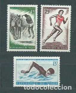 Briefmarken: Niger - Correo 1963 Yvert 120/2 ** Mnh Deportes