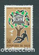 Briefmarken: Niger - Correo 1966 Yvert 185 ** Mnh UNESCO