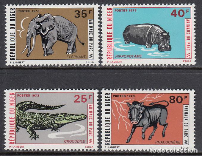 Briefmarken: Niger - Correo 1973 Yvert 277/80 ** Mnh Fauna