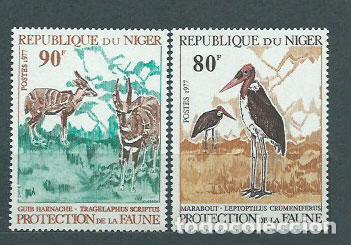 Briefmarken: Niger - Correo 1977 Yvert 394/5 ** Mnh Fauna