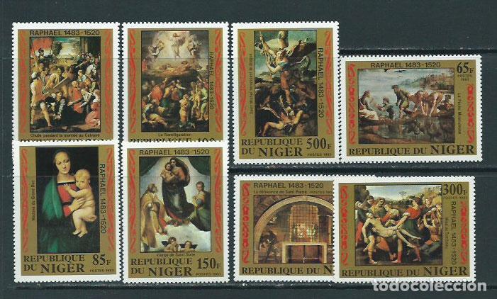 Briefmarken: Niger - Correo 1983 Yvert 601/8 ** Mnh Pinturas