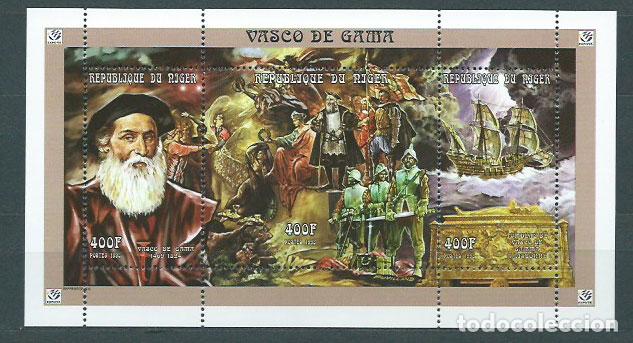 Briefmarken: Niger - Correo 1998 Yvert 1182/4 ** Mnh Vasco de Gama