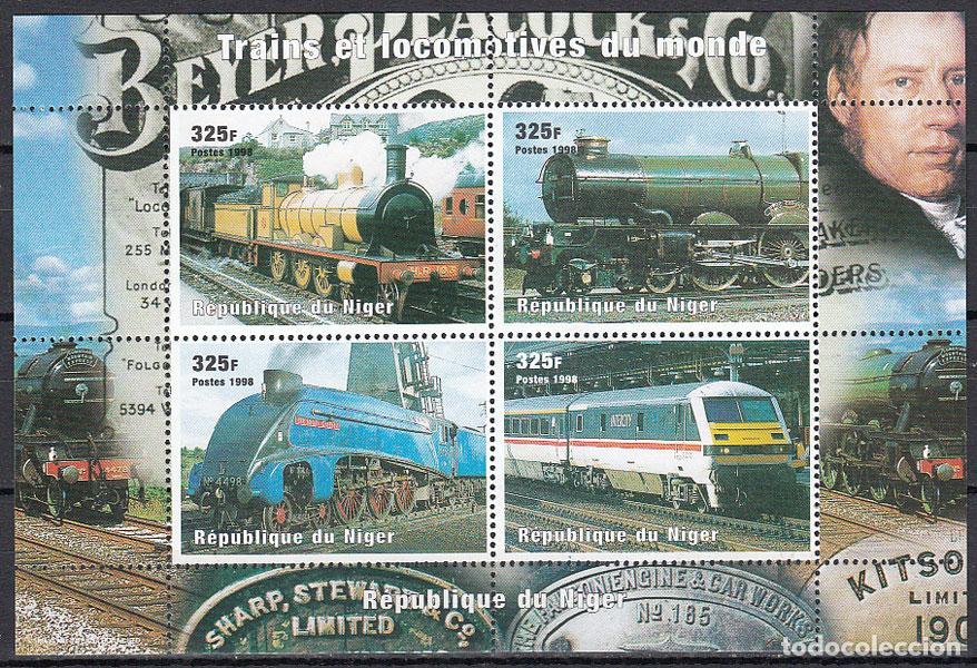 Briefmarken: Niger Correo 1998 Yvert 1227/30 ** Mnh Trenes