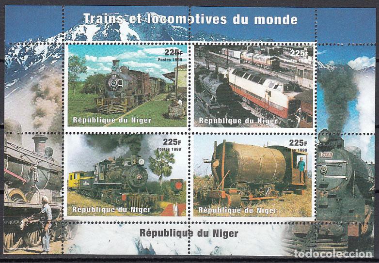 Briefmarken: Niger - Correo 1998 Yvert 1223/26 ** Mnh Trenes