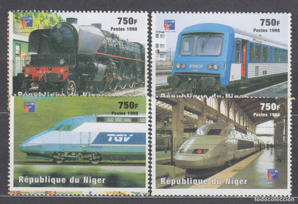 Briefmarken: Niger Correo 1998 Yvert 1243/46 ** Mnh Trenes