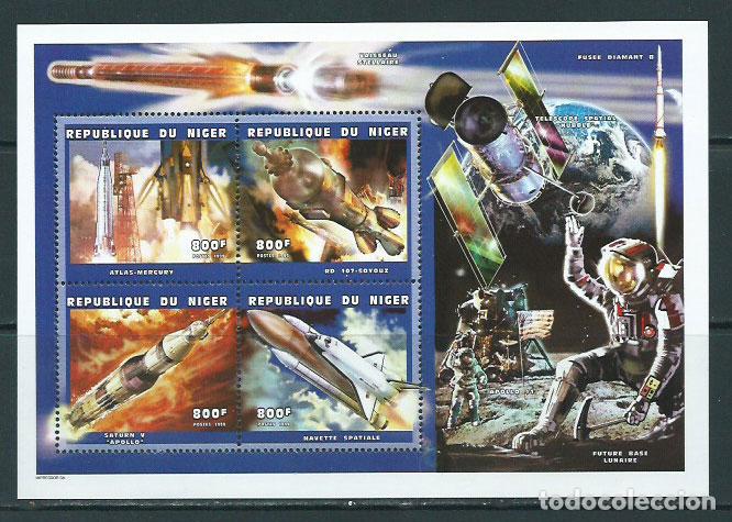 Selos: Niger - Correo 1999 Yvert 1449/52 ** Mnh Astro