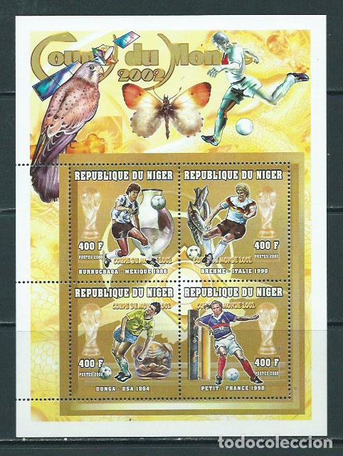 Selos: Niger - Correo 2000 Yvert 1477/92 ** Mnh Deportes f&uacute;tbol