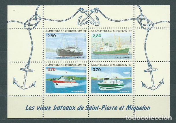 Selos: San Pierre y Miquelon - Correo Yvert 599/602 ** Mnh Barcos