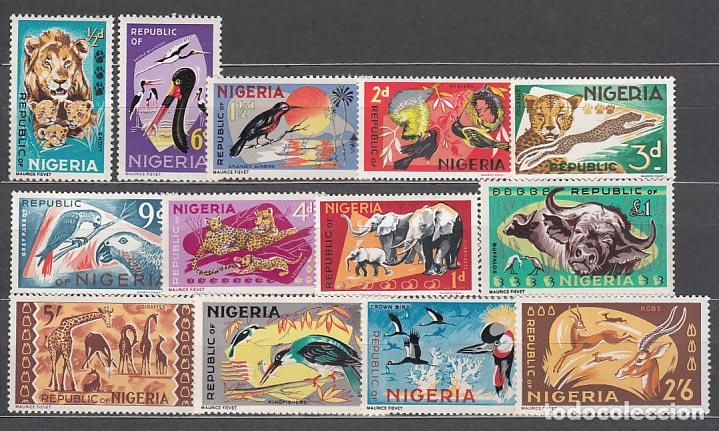Selos: Nigeria - Correo Yvert 177/90 ** Mnh Fauna