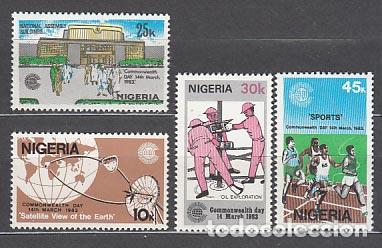 Selos: Nigeria - Correo Yvert 418/21 ** Mnh