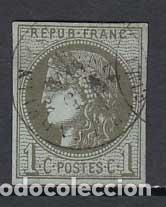Briefmarken: Francia - Correo 1870 Yvert 39A Usado